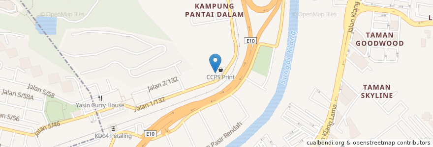 Mapa de ubicacion de Restoran Al-Ummi Al-Rahmah en Malesia, Selangor, Kuala Lumpur.