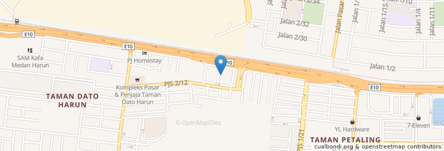 Mapa de ubicacion de Klinik Dr Ashraf Hamid en Малайзия, Селангор, Petaling Jaya.