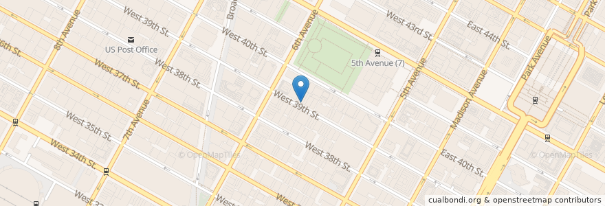 Mapa de ubicacion de Mangia Organic en United States, New York, New York, New York County, Manhattan, Manhattan Community Board 5.