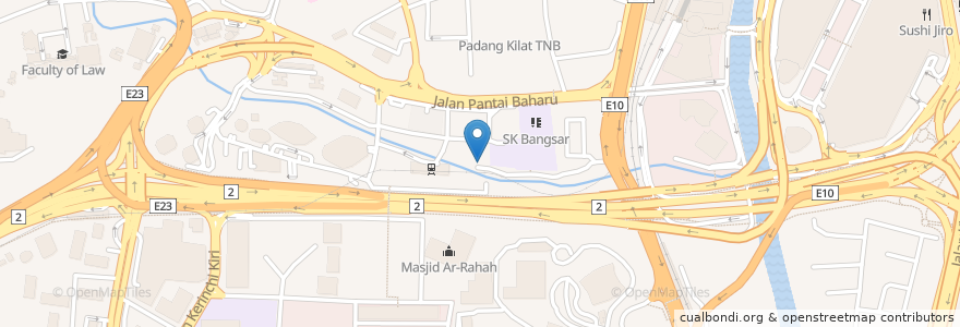 Mapa de ubicacion de Sri Dasmesh International School en Maleisië, Selangor, Kuala Lumpur.