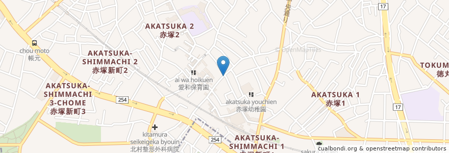 Mapa de ubicacion de ラリグラス en Japan, 東京都, 練馬区.
