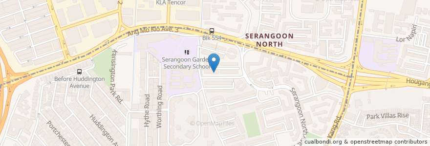 Mapa de ubicacion de Medicane Associates en シンガポール, Central.