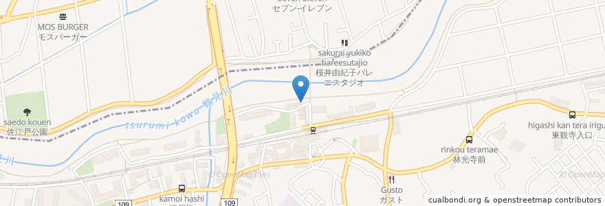 Mapa de ubicacion de おふくろの味 浜や en 日本, 神奈川縣, 横滨市.