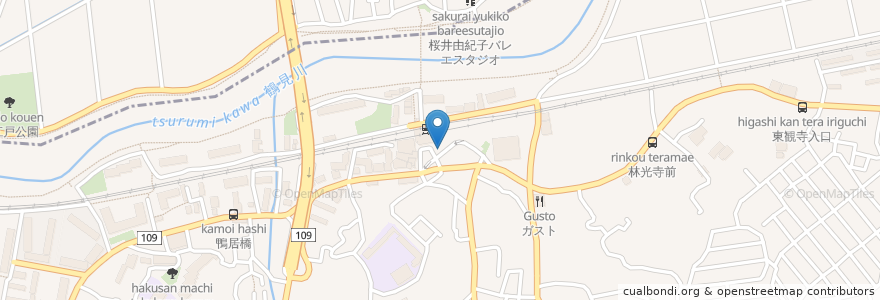 Mapa de ubicacion de 豚骨らｰめん みうら家 en Japón, Prefectura De Kanagawa, Yokohama.