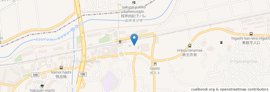 Mapa de ubicacion de HAC en Japão, 神奈川県, 横浜市.