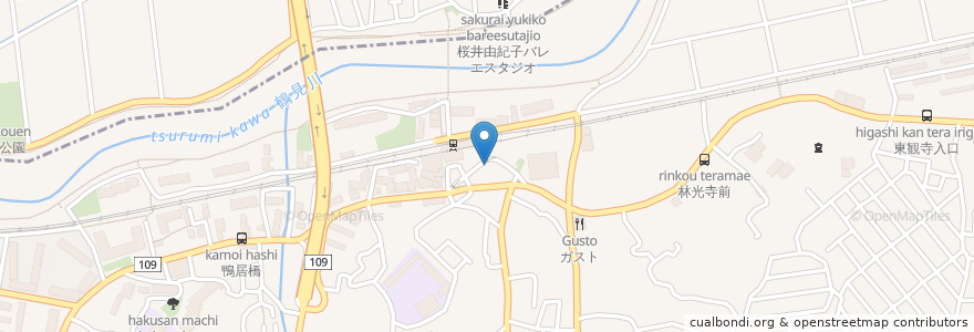 Mapa de ubicacion de 鴨居なのはな耳鼻咽喉科 en Japan, 神奈川県, Yokohama.