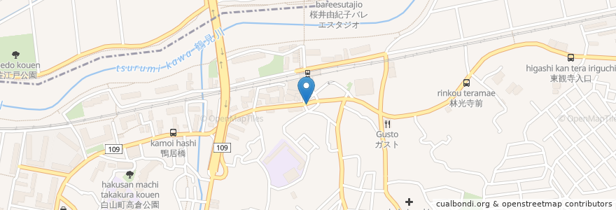 Mapa de ubicacion de CoCo壱番屋 en Japan, Präfektur Kanagawa, Yokohama.