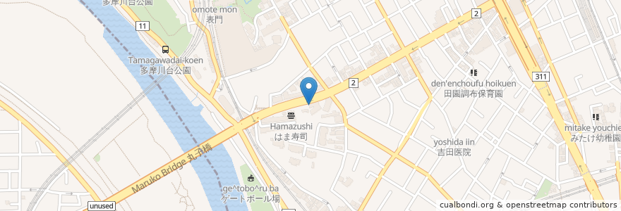 Mapa de ubicacion de サークル薬局 en Japan, Tokyo, Ota.