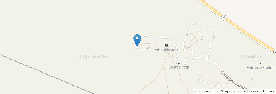 Mapa de ubicacion de Juniper Loop C Restroom en Соединённые Штаты Америки, Нью-Мексико, Los Alamos County.