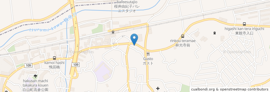 Mapa de ubicacion de みずほ銀行 en Japan, Kanagawa Prefecture, Yokohama.