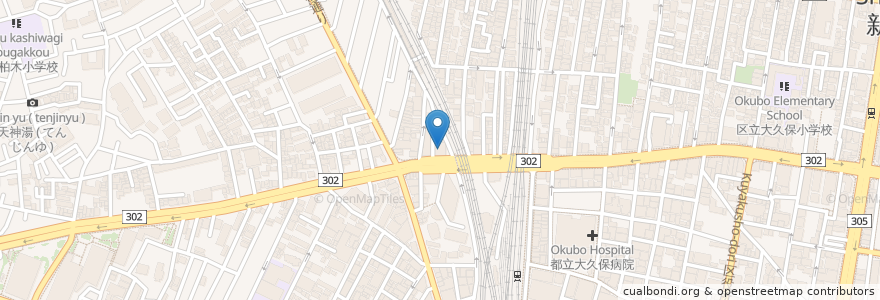 Mapa de ubicacion de サイエントロジー東京 en Japan, Tokio, 新宿区.