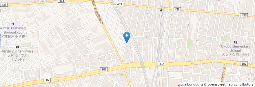 Mapa de ubicacion de 東京媽祖廟 en 日本, 东京都/東京都, 新宿区/新宿區.
