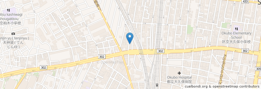 Mapa de ubicacion de 日本電子専門学校 4号館 en Japan, 東京都, 新宿区.