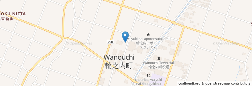 Mapa de ubicacion de 輪之内町 en Japão, 岐阜県, 安八郡, 輪之内町.