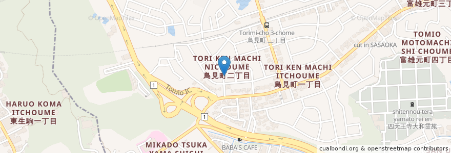 Mapa de ubicacion de イヴ動物病院 en ژاپن, 奈良県, 奈良市.