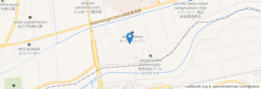 Mapa de ubicacion de しゅん en Japón, Prefectura De Kanagawa, Yokohama, 都筑区.