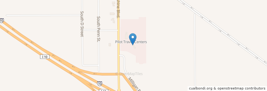 Mapa de ubicacion de Pilot en Соединённые Штаты Америки, Аризона, Pinal County, Eloy.