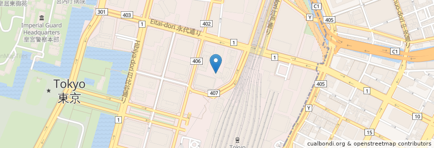 Mapa de ubicacion de Pit Nenohi en Japón, Tokio, Chiyoda.