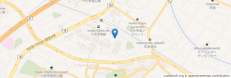 Mapa de ubicacion de やよい薬局 en ژاپن, 神奈川県, 横浜市, 緑区.