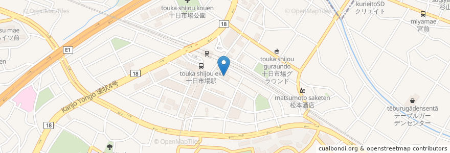 Mapa de ubicacion de やよい薬局 en Jepun, 神奈川県, 横浜市, 緑区.