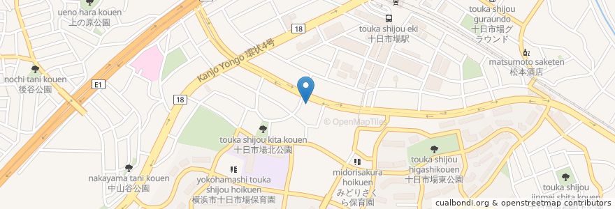 Mapa de ubicacion de Esso en اليابان, كاناغاوا, 横浜市, 緑区.