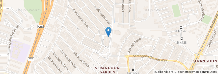 Mapa de ubicacion de Kensing On Family Clinic en Singapura, Central.