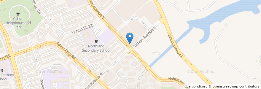 Mapa de ubicacion de Kim San Leng Food Centre en シンガポール, Northwest.