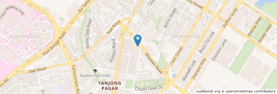 Mapa de ubicacion de Moi Lum en Singapur, Central.