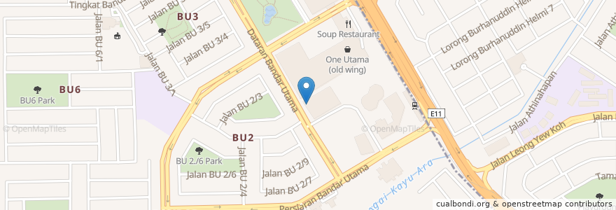 Mapa de ubicacion de RHB Bank en Malesia, Selangor, Petaling Jaya.