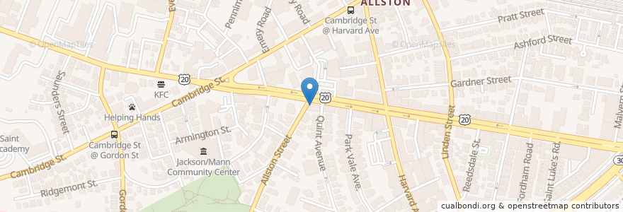 Mapa de ubicacion de The Silhouette Lounge en ایالات متحده آمریکا, ماساچوست, Suffolk County, Boston.