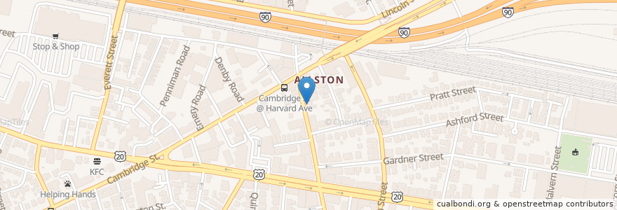 Mapa de ubicacion de The Draft en Verenigde Staten, Massachusetts, Suffolk County, Boston.