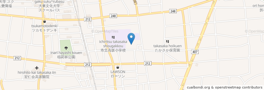 Mapa de ubicacion de 長松寺 en Jepun, 埼玉県, 東松山市.