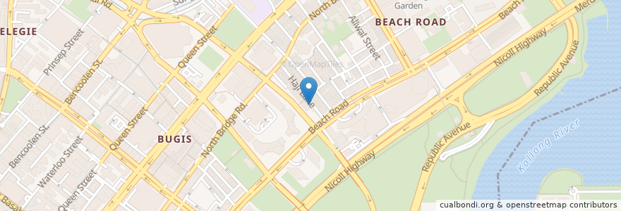 Mapa de ubicacion de Selfie Coffee en シンガポール, Central.