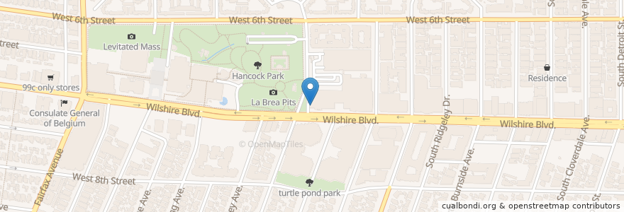 Mapa de ubicacion de The Counter en Estados Unidos Da América, Califórnia, Los Angeles County, Los Angeles.
