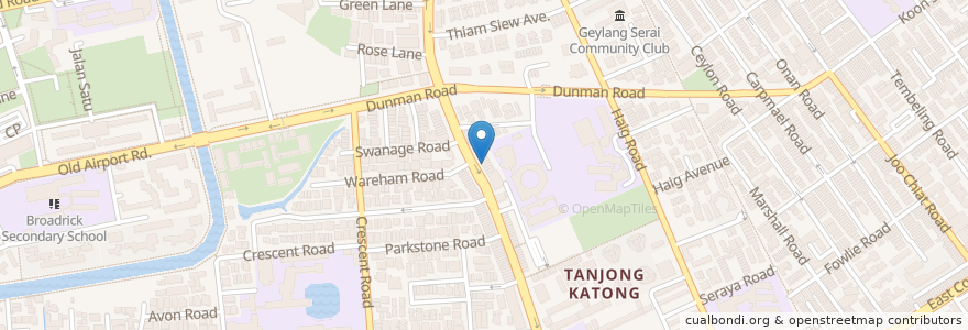 Mapa de ubicacion de Dosa en 新加坡, 东南区.