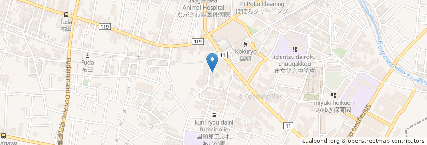 Mapa de ubicacion de SALON DE MADAME en Japonya, 東京都, 調布市.