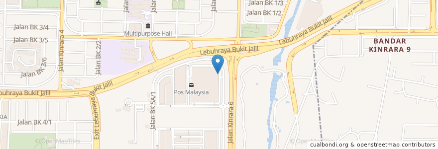 Mapa de ubicacion de Guardian en Malesia, Selangor, Majlis Bandaraya Subang Jaya.