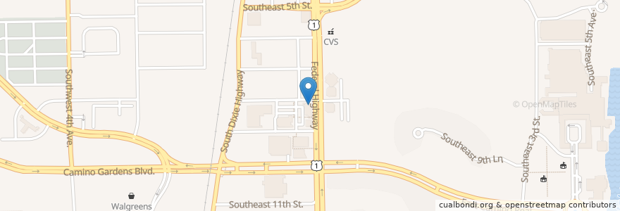 Mapa de ubicacion de Anthony's Coal Fired Pizza en Vereinigte Staaten Von Amerika, Florida, Palm Beach County, Boca Raton.