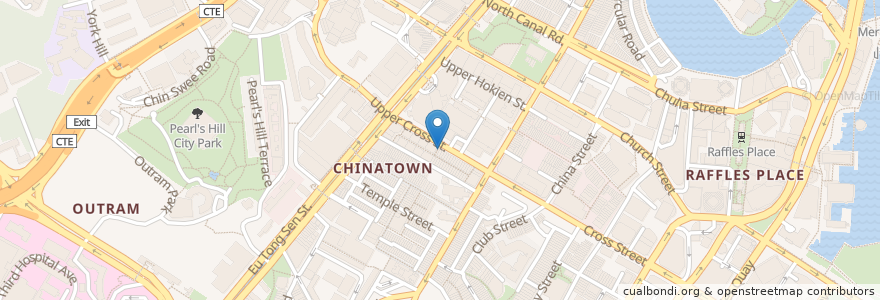 Mapa de ubicacion de Chop Wah On en Сингапур, Central.
