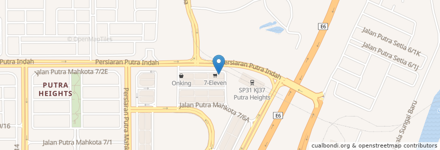 Mapa de ubicacion de Domino's Pizza en Malásia, Selangor, Majlis Bandaraya Subang Jaya.