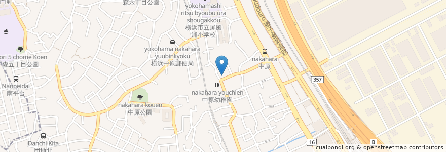 Mapa de ubicacion de FAME Park en ژاپن, 神奈川県, 横浜市, 磯子区.