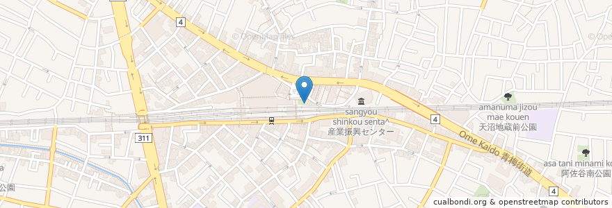 Mapa de ubicacion de MEDICO調剤薬局 en Japan, 東京都, 杉並区.