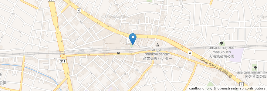 Mapa de ubicacion de 荻窪眼科 en Japan, Tokyo, Suginami.