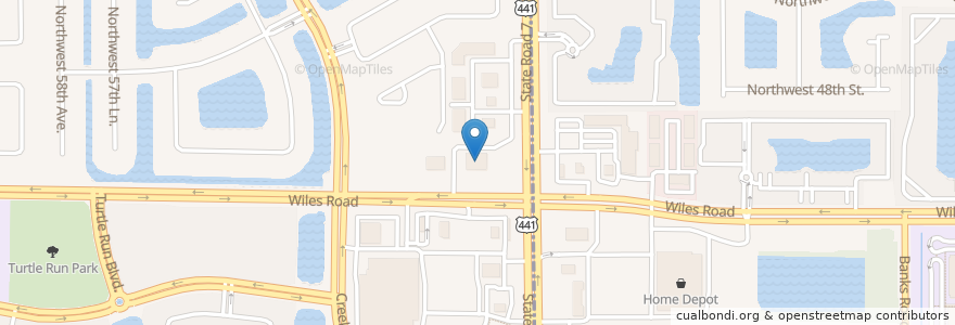 Mapa de ubicacion de Walgreens en 미국, 플로리다주, Broward County, Coral Springs.