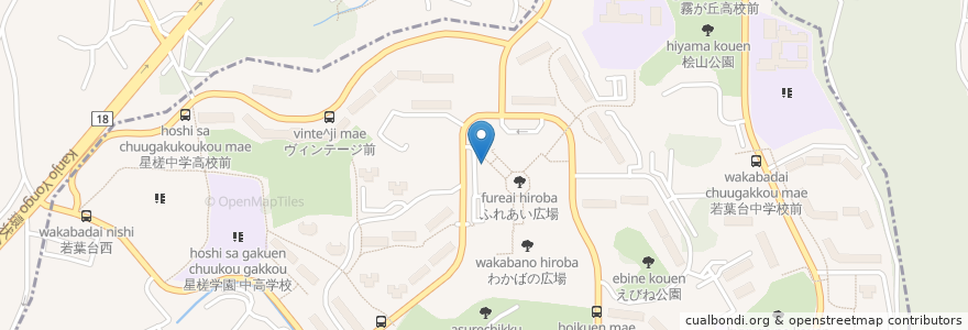 Mapa de ubicacion de 横浜調剤薬局 en 日本, 神奈川縣, 横滨市.