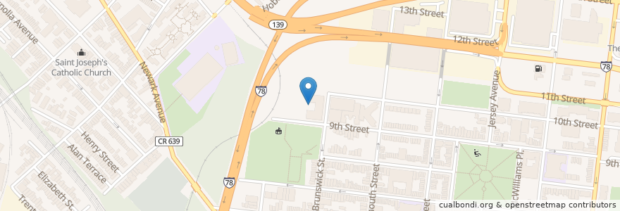 Mapa de ubicacion de True Dental Care for Kids & Teens en Verenigde Staten, New Jersey, Hudson County, Jersey City.