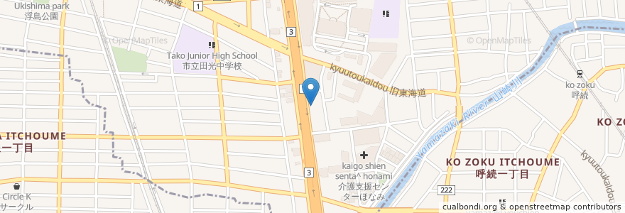 Mapa de ubicacion de エネオス en Japan, Präfektur Aichi, 名古屋市, 南区.