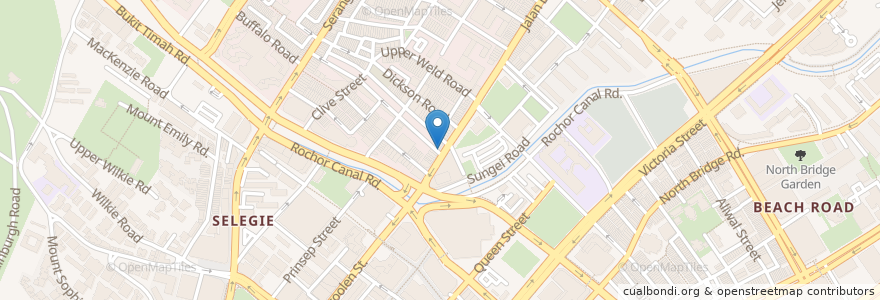 Mapa de ubicacion de Restaurant Abbas en シンガポール, Central.