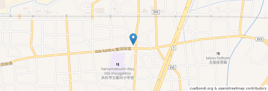 Mapa de ubicacion de 炭火うなぎ　あおいや en 日本, 静岡県, 浜松市, 南区.