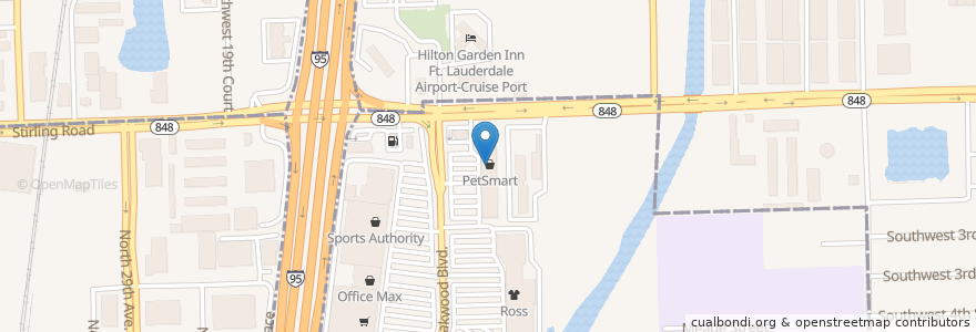 Mapa de ubicacion de NatBank en United States, Florida, Broward County, Dania Beach.